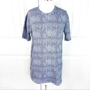 LuLaRoe Short Sleeve Leaf Print Patrick T T-Shirt